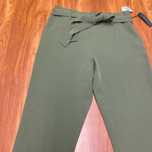 Meg & Margot Women's Olive Green Pants Size L NWT - Picture 12 of 14